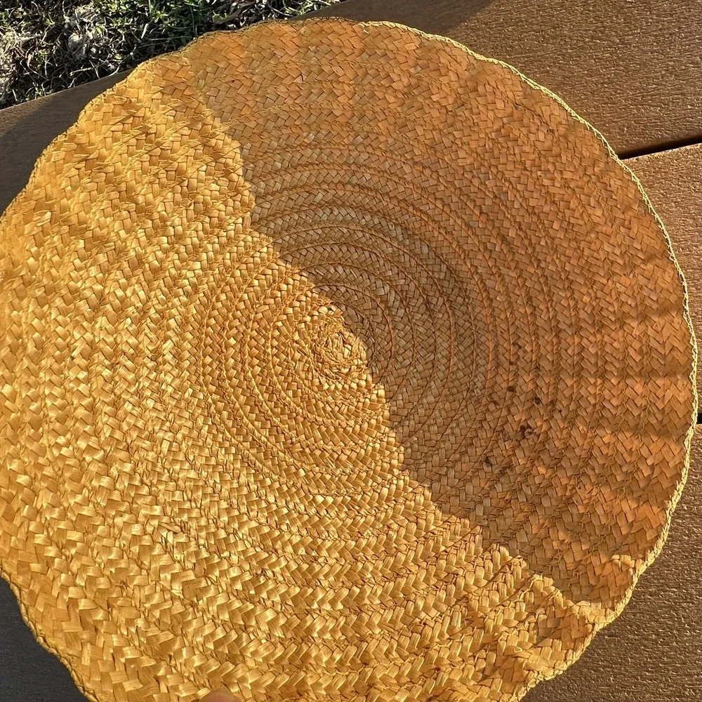 Vintage Italian Made Wicker Basket 10.5